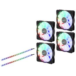 Apevia FrostBlade 4-Pack - Case Fan
