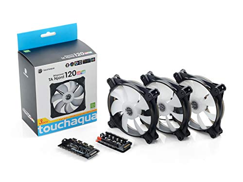 Bitspower Touchaqua NJORD RGB 3-Pack - Case Fan