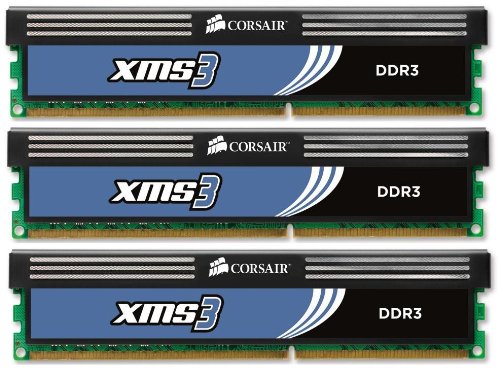Corsair XMS 6 GB (3x2GB DDR3-1333) - Memory (RAM)