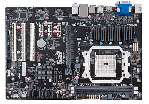 ECS A75F2-A2(1.0) - Motherboard