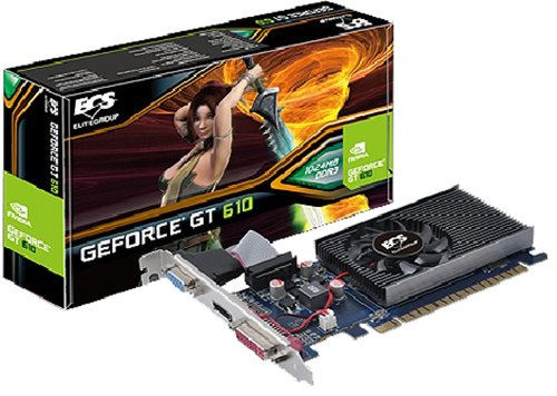 ECS GT610C-1GR3-QFT(v1.0) GeForce GT 610 - Video Card