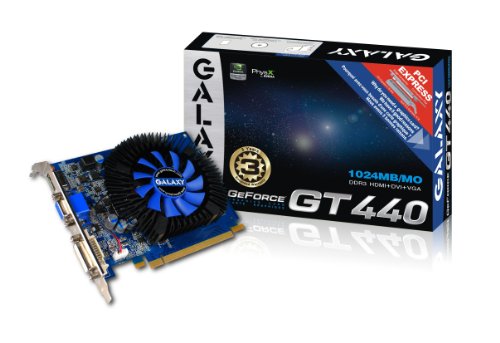 Galaxy 44GGS8HX3VXZ GeForce GT 440 - Video Card