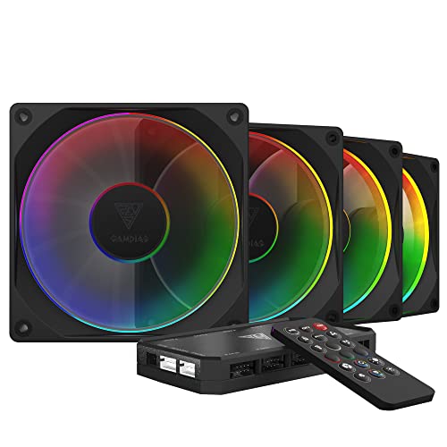 GAMDIAS AEOLUS M3-1204R 4-Pack - Case Fan