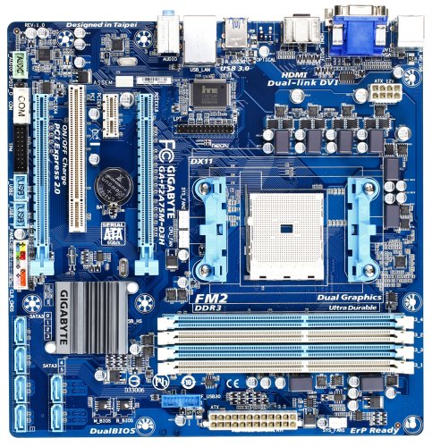 Gigabyte GA-F2A75M-D3H - Motherboard