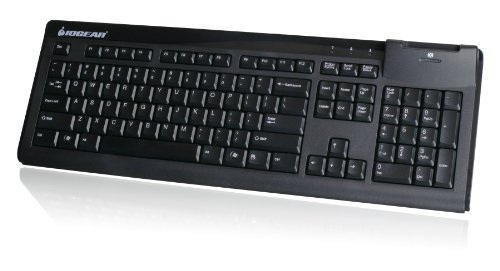 IOGEAR Smart Card Reader Keyboard (TAA Compliant) - Keyboard