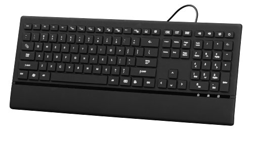 Logisys Streamline Character-illuminated White LED Keyboard - Keyboard