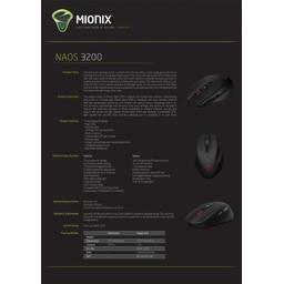 Mionix Naos 3200 - Mouse