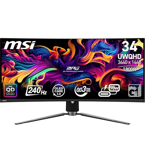 MSI MPG 341CQPX QD-OLED - Monitor