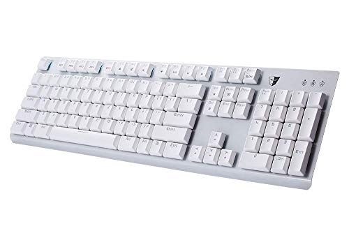Tesoro Gram Spectrum (White w/Red Switches) - Keyboard