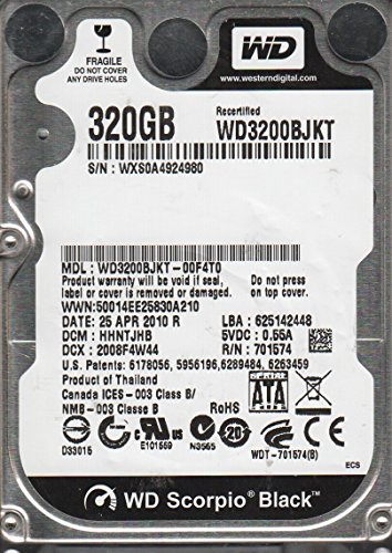 Western Digital Scorpio Black 80 GB - Storage