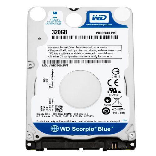 Western Digital Scorpio Blue 320 GB - Storage